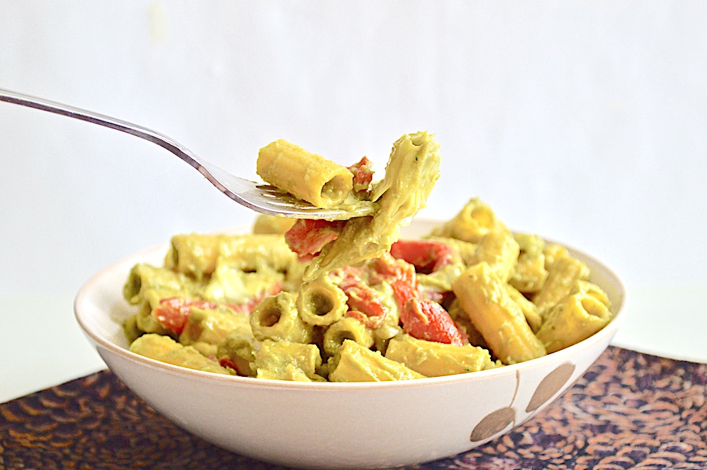 Avocado Veggie Pasta