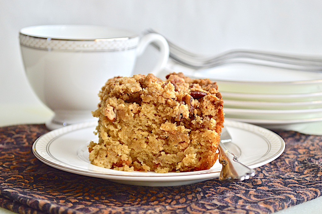 Spiced Rose Crumb Cake