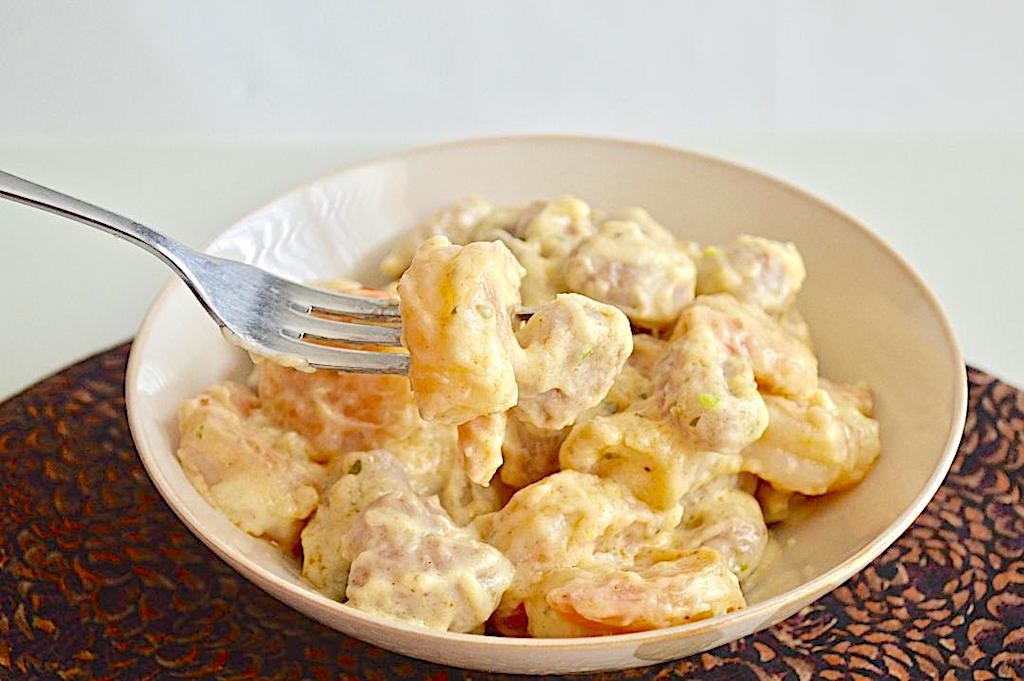 Parmesan Cream Shrimp Pasta