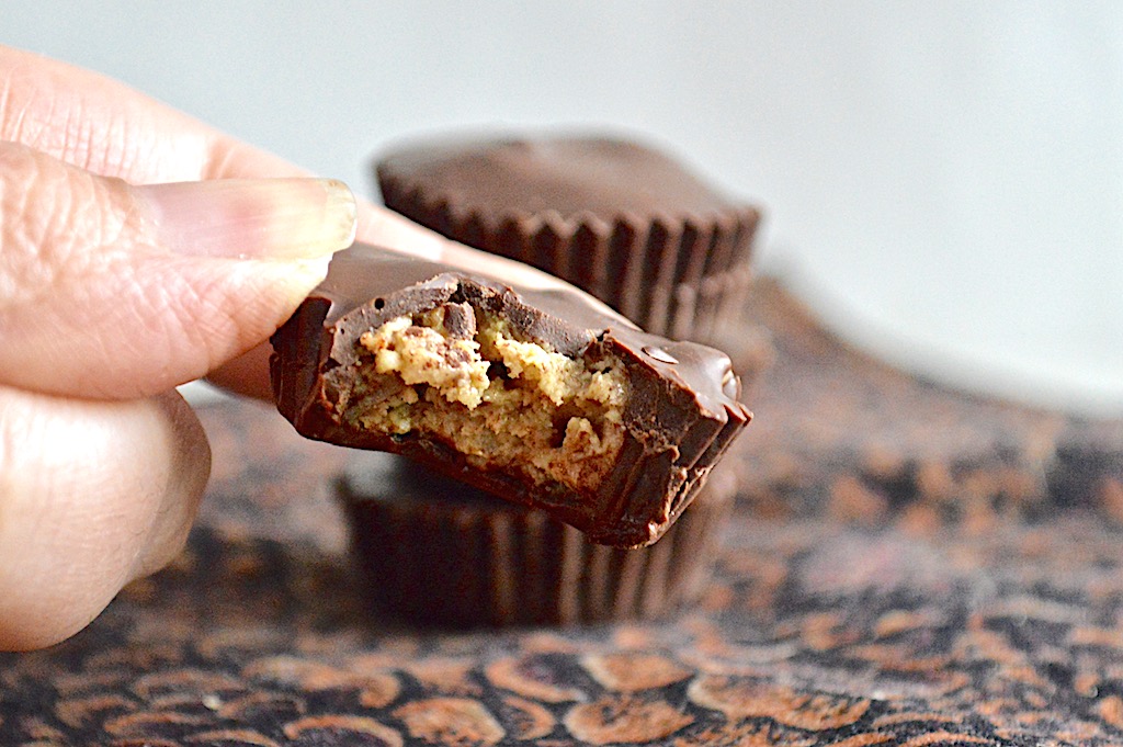 Coconut Almond Butter Chocolate Cups