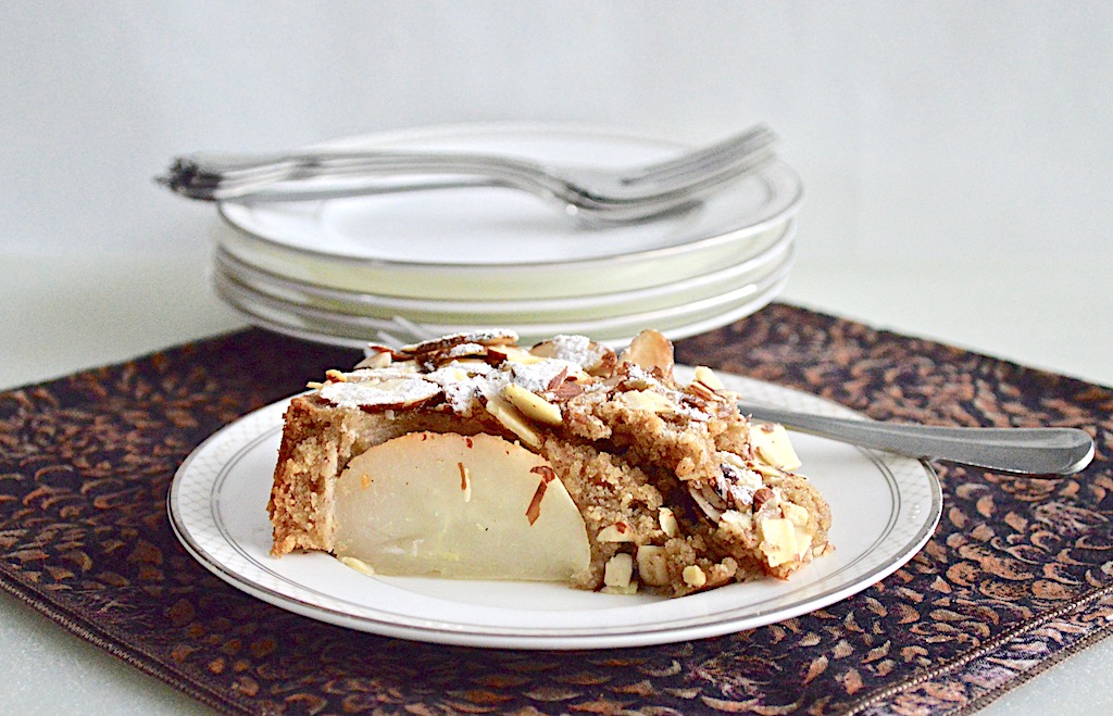 Italian Pear Almond Cake - Seasons and Suppers