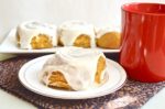 Pumpkin Spiced Cinnamon Rolls