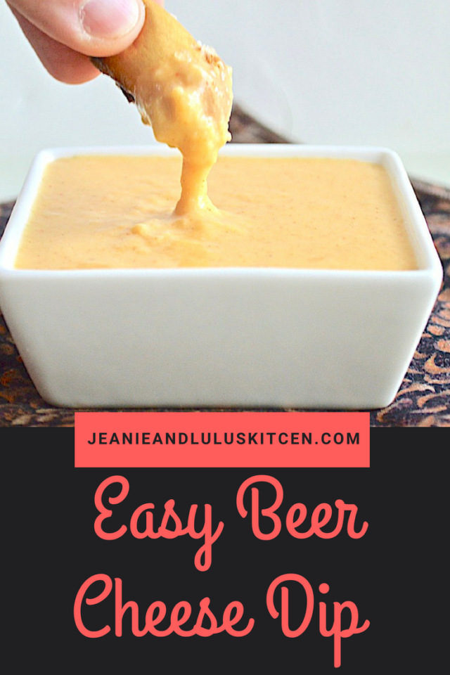 Easy Beer Cheese Dip Jeanie And Lulus Kitchen