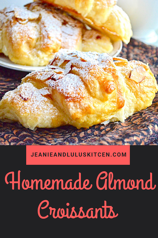 Homemade Almond Croissants