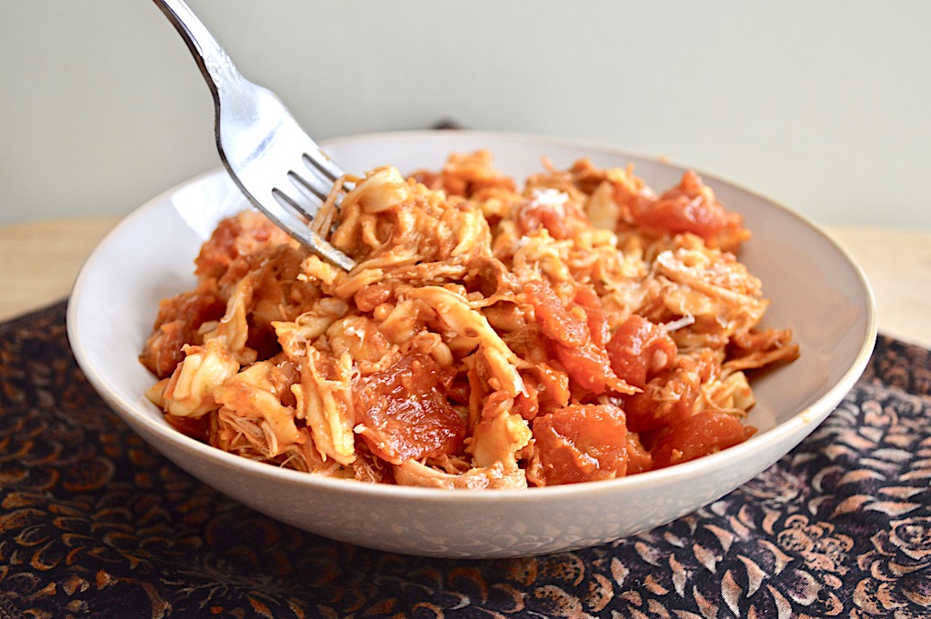 Chicken Ragu over Handmade Herb Fettuccine