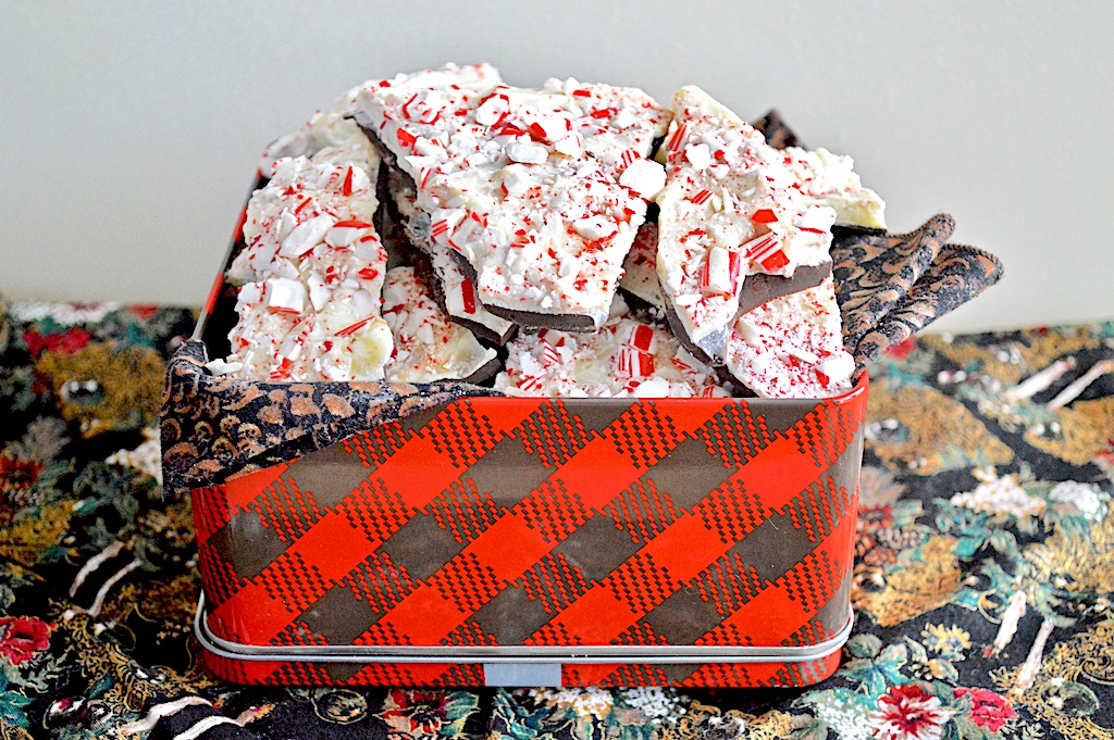 Dark Chocolate Peppermint Bark