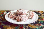 Red Velvet Crinkle Cookies