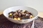 Red Wine Mushrooms with Creamy Polenta