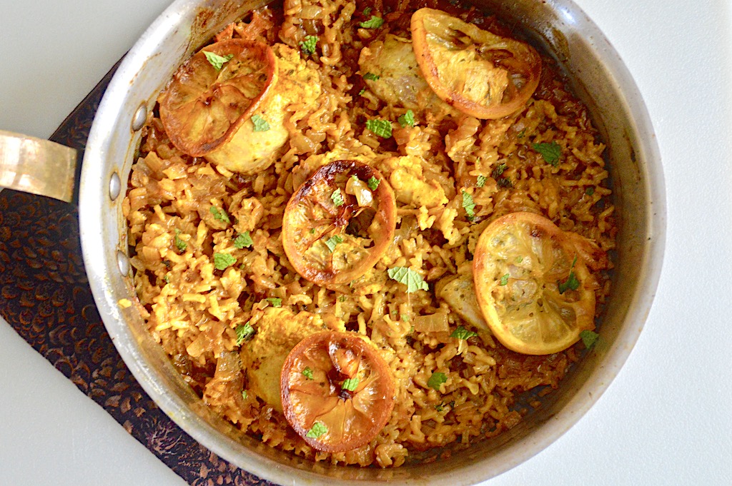 One Pan Mediterranean Chicken and Rice