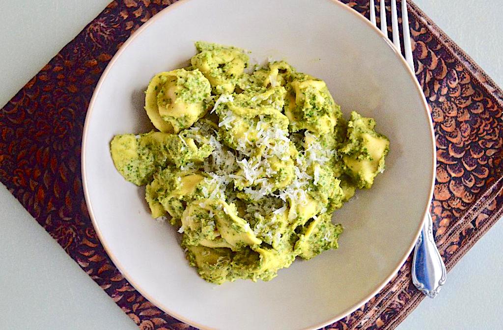 Winter Kale Pesto with Tortellini