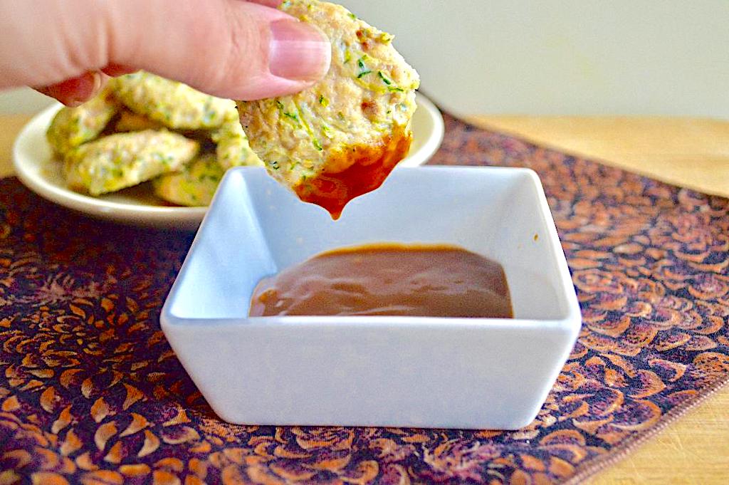 Baked Chicken Zucchini Nuggets