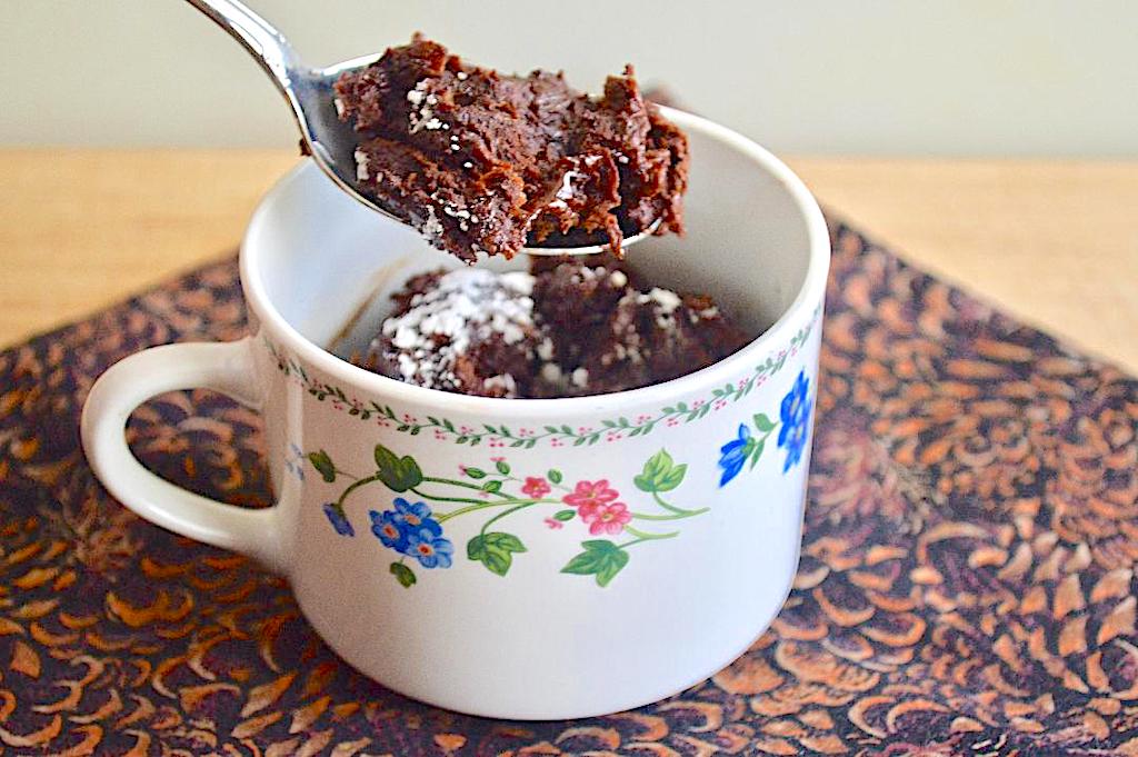 Flourless Bailey's Chocolate Mug Cake