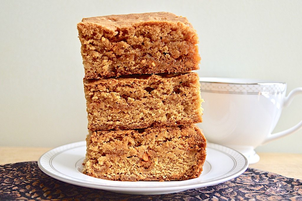 Butterscotch Pudding Blondies