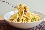 Roasted Garlic Mushroom Linguine