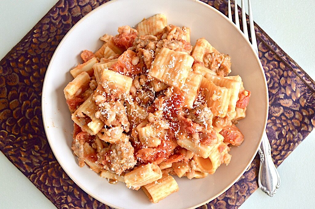 Pork and Beans Pasta