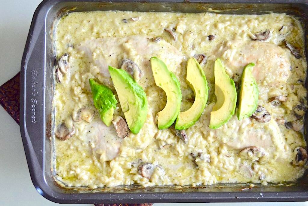 Avocado Ranch Chicken Casserole