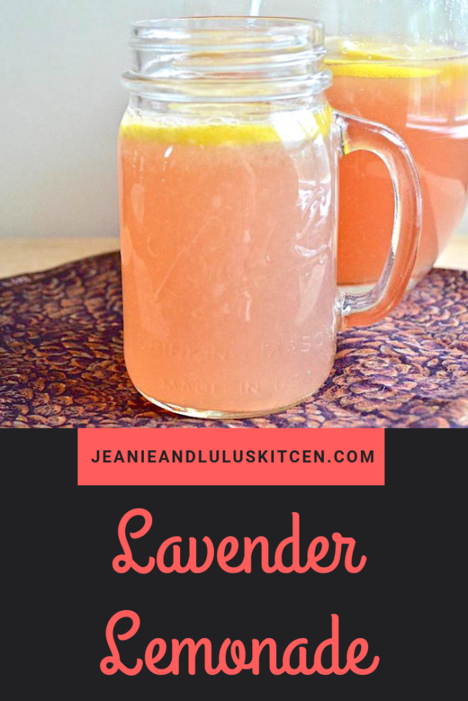 Lemonade is perfect for summer! This lavender lemonade is so refreshing with gorgeous flavor and color to make any summer night more delicious. #lemons #lemonade #lavenderlemonade #drinks #lavender #jeanieandluluskitchen